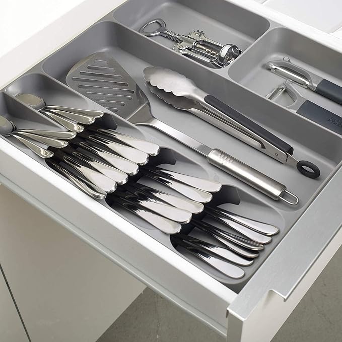 Organizador de Cubiertos: Saca el Tenedor sin Buscar entre Todo