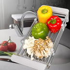 Escurridor Expandible: Seca Todo sin Apilar Platos