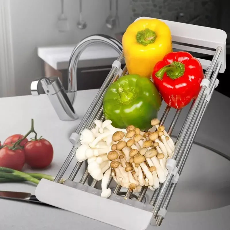 Escurridor Expandible: Seca Todo sin Apilar Platos