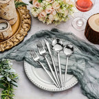 Set de Cubiertos Plateados 30 Piezas: Una Mesa Completa para las Visitas