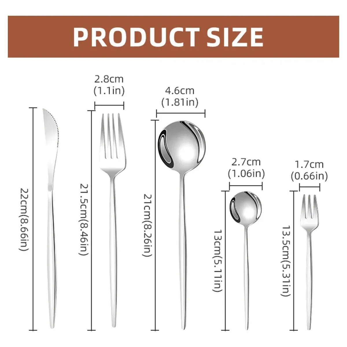 Set de Cubiertos Plateados 30 Piezas: Una Mesa Completa para las Visitas